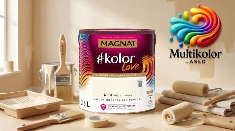 Farba Lateksowa Ścienna Magnat Kolor Love 2,5l i 5l w kolorach