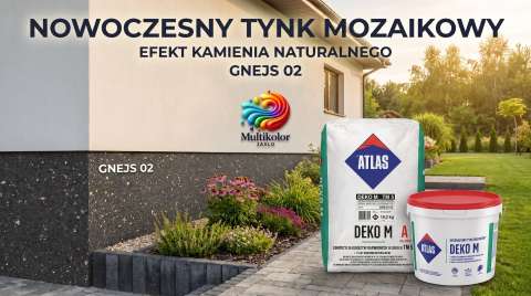 Atlas Deko M wariant TM 5 tynk mozaikowy efekt kamienia naturalnego