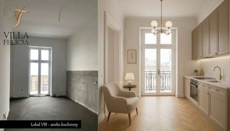 Lokal mieszkalny (8) w centrum Jasła, I piętro, 59,39 m.kw. + piwnica
