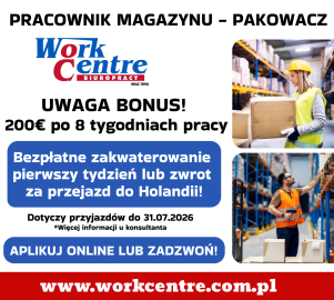 Pakowacz/Pracownik magazynu (k/m) Oferta pracy w Holandii BONUS