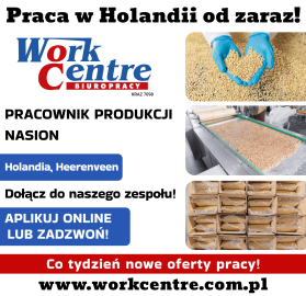 Pracownik magazynu - pakowanie nasion (k/m) Oferta pracy w Holandii