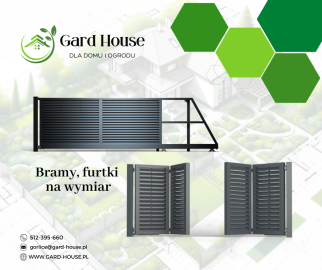 Bramy przesuwne, furtki, ogrodzenia