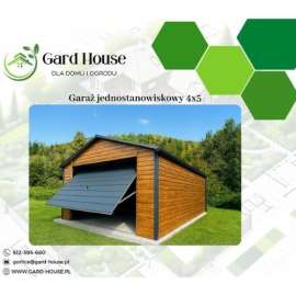 Garaże blaszane, wiaty śmietnikowe i schowki na wymiar w Gard House