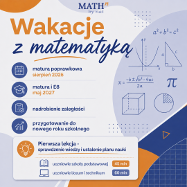 Korepetycje z matematyki w wakacje