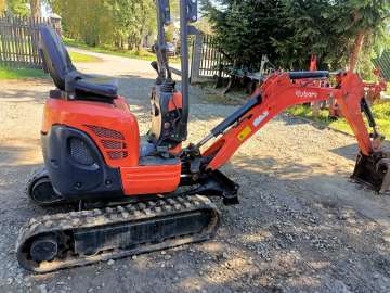 Koparka Kubota U10/3 Zamiana