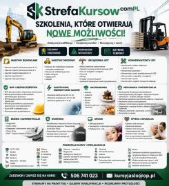 Strefa kursów i szkoleń w Jaśle lipiec -10%