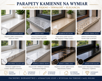 Parapety kamienne na wymiar