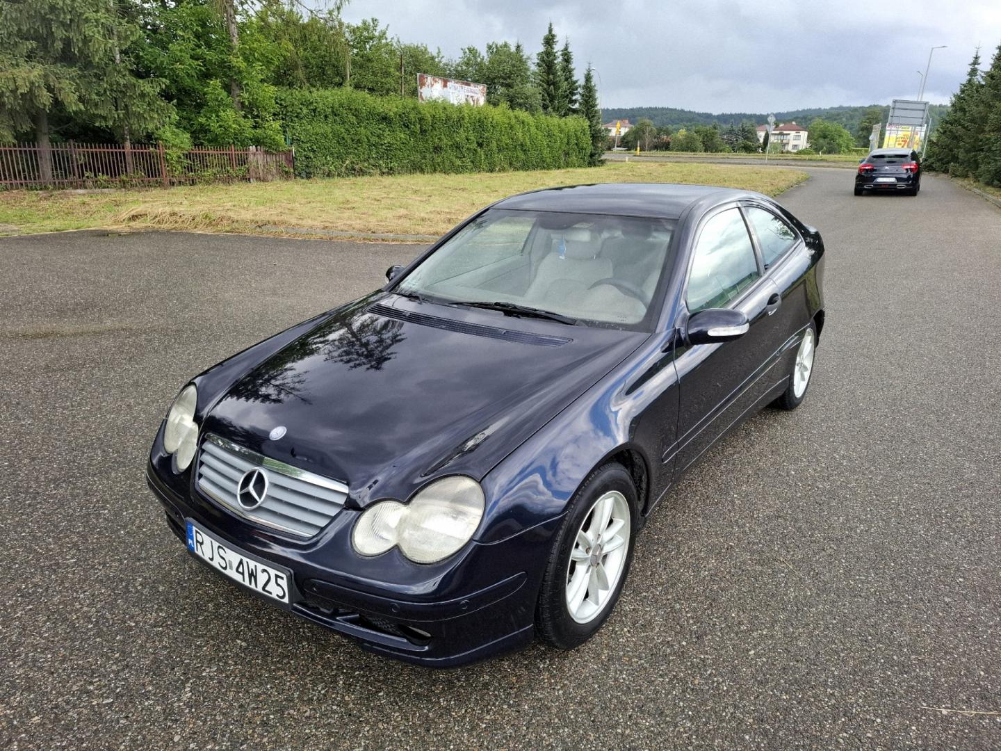Mercedes-Benz C220 2.2CDI 143KM Coupe 2002r Automat Klima Alu