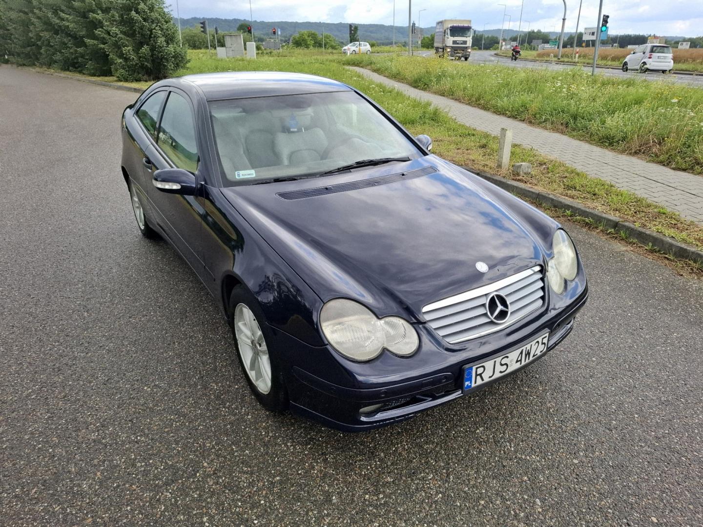 Mercedes-Benz C220 2.2CDI 143KM Coupe 2002r Automat Klima Alu