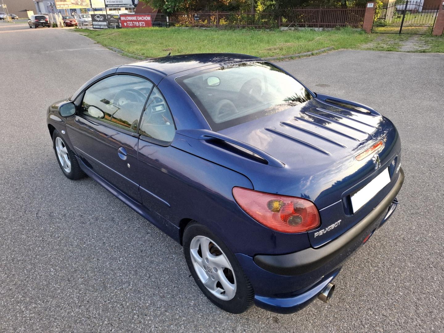 Peugeot 206CC Cabrio 1.6 Benzyna+Gaz 109KM LPG 2005r Alu