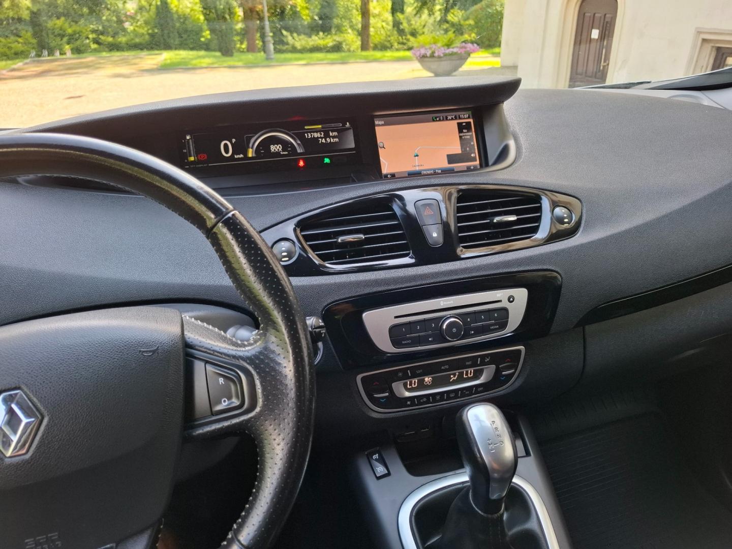 renault grand scenic iii lift 2.0 16v lpg automat 2015r 7 miejsc navi