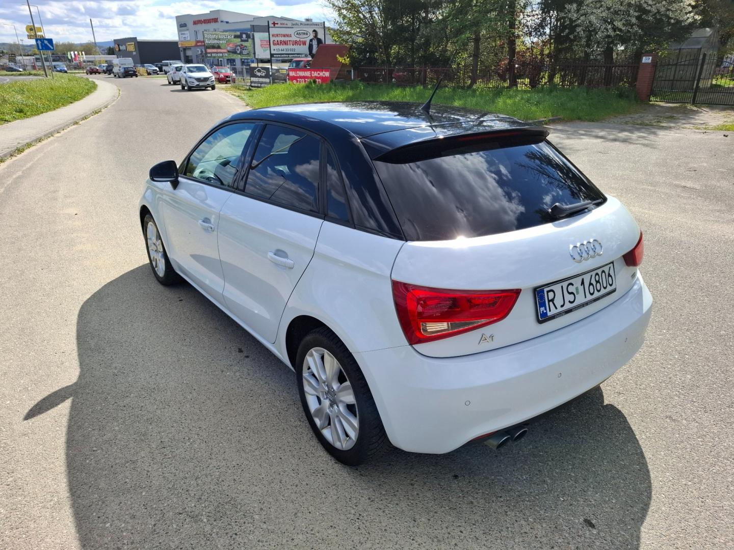 Audi A1 2.0 TDI 143KM 2012r Led Bi-Xenon Navi 2x Alu Biała 5 Drzwi