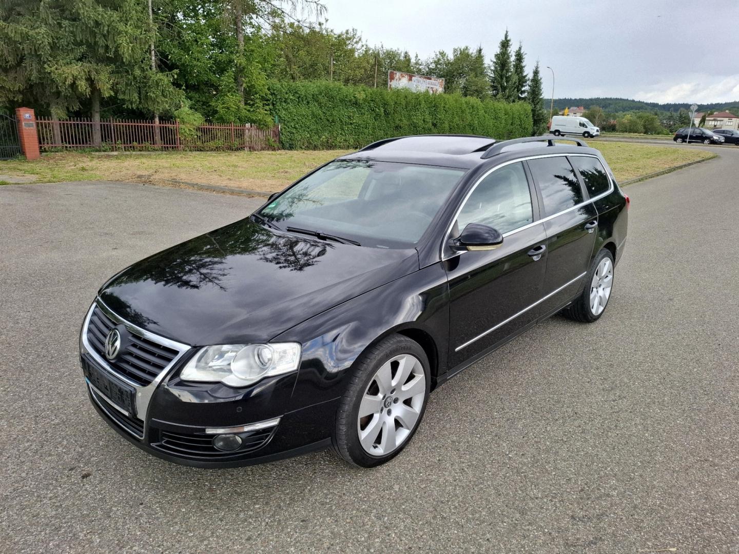 volkswagen passat b6 2.0 tdi 140km 2006r skóry navi klima alu 18  s