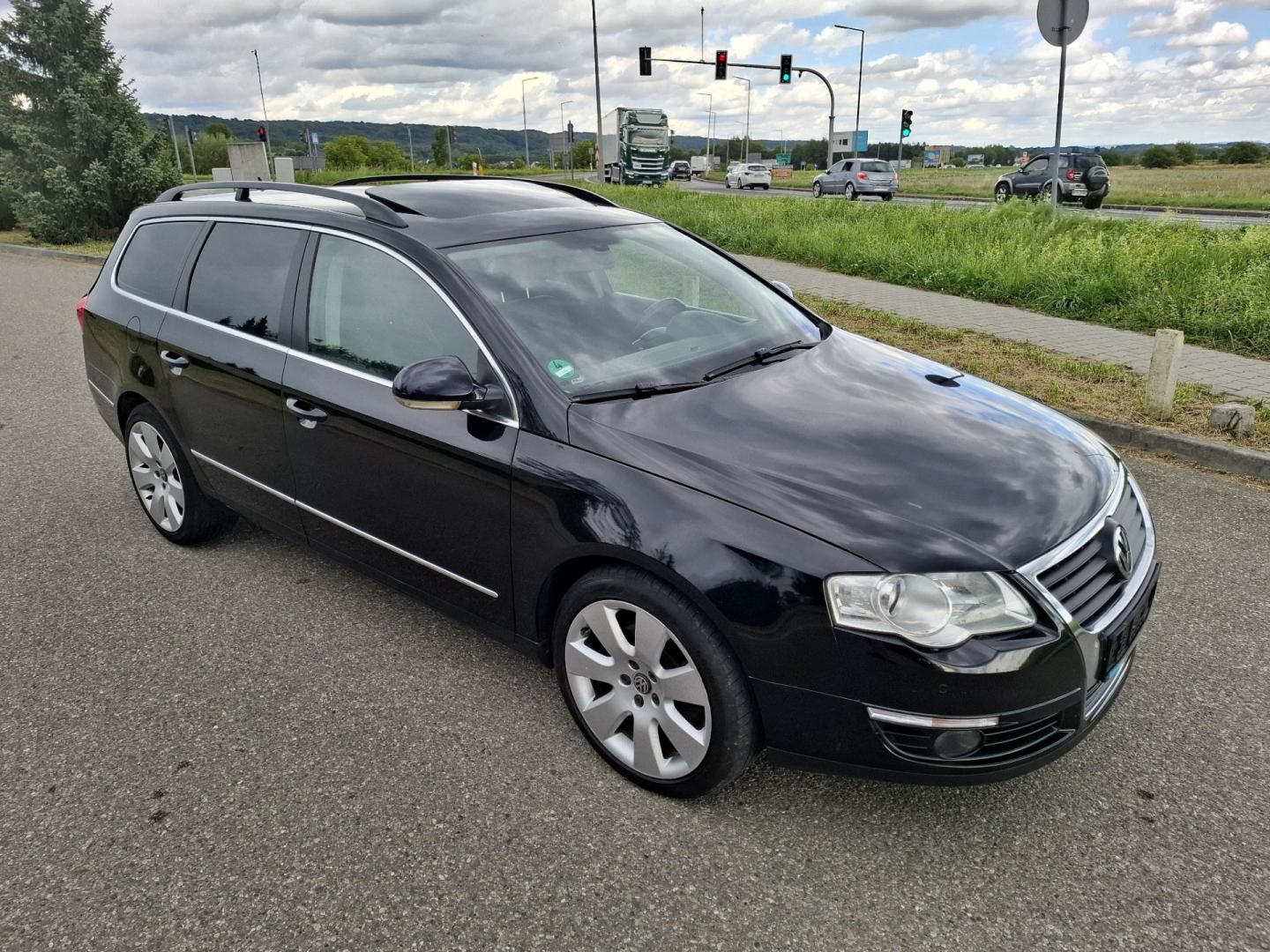 volkswagen passat b6 2.0 tdi 140km 2006r skóry navi klima alu 18  s
