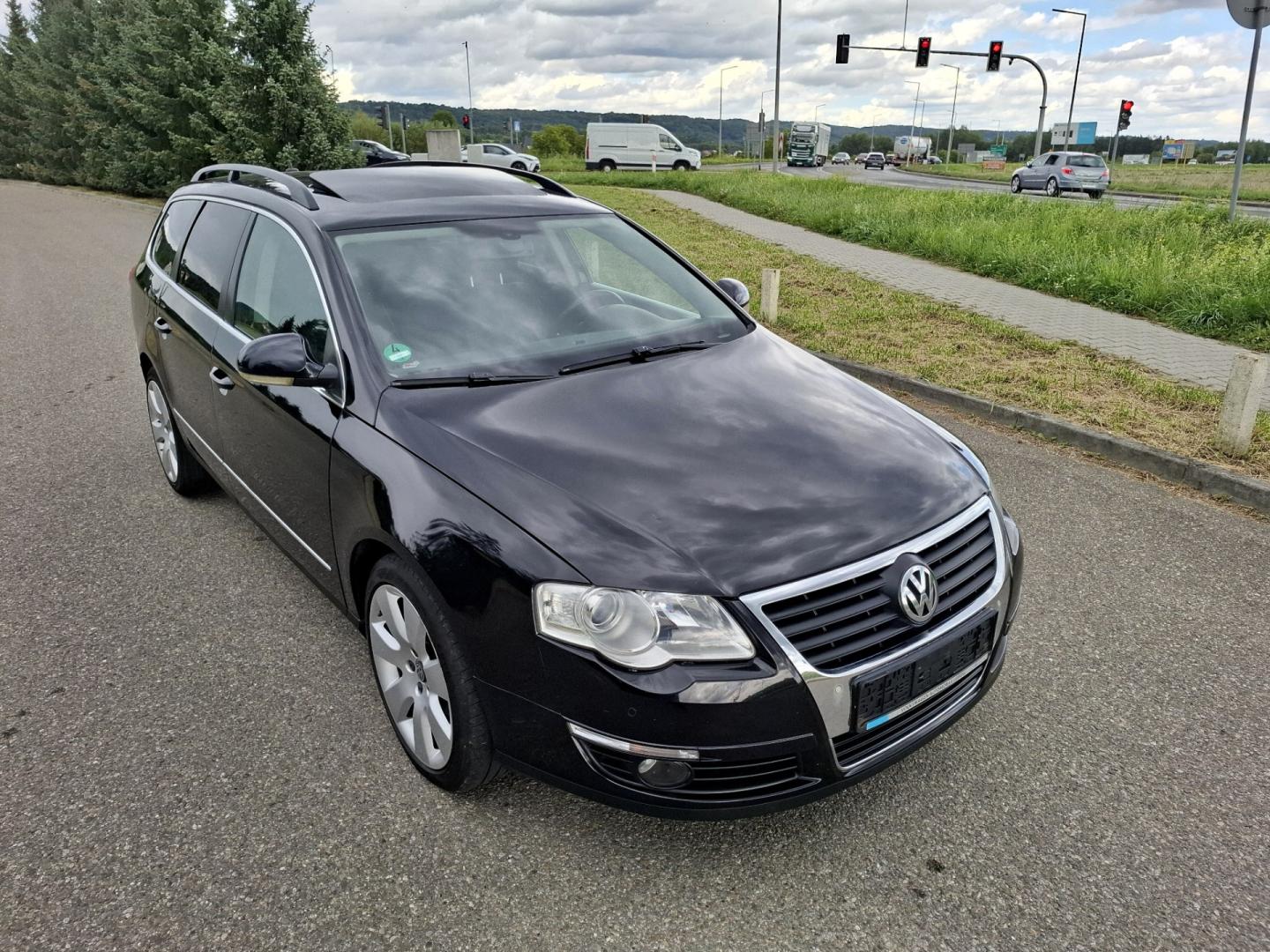 Volkswagen Passat B6 2.0 TDI 140KM 2006r Skóry Navi Klima Alu 18