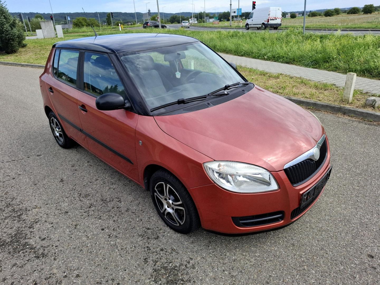 Skoda Fabia II 1.2 Benzyna 70KM 2009r Wspomaganie Klima Alu 2x Koła