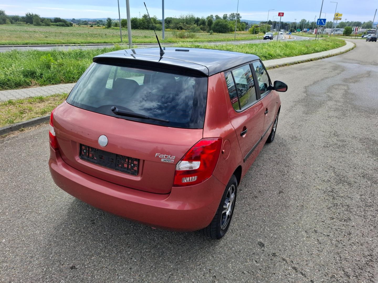 Skoda Fabia II 1.2 Benzyna 70KM 2009r Wspomaganie Klima Alu 2x Koła