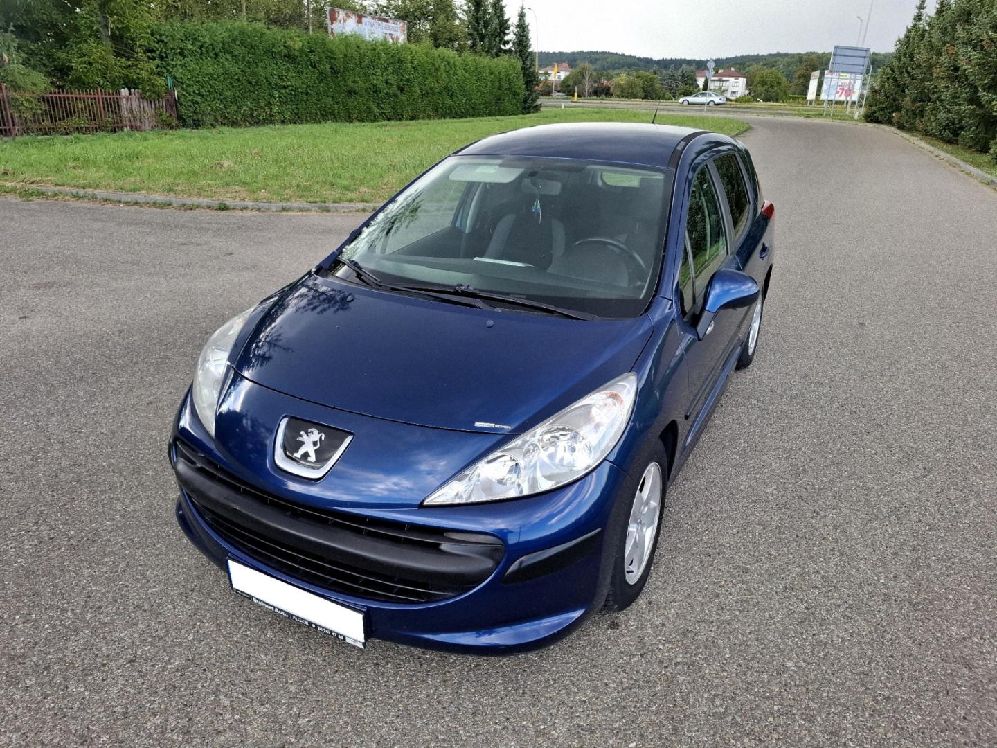 Peugeot 207 Kombi 1.6 HDI 90KM 2009r Klima Tempomat Alu Hak