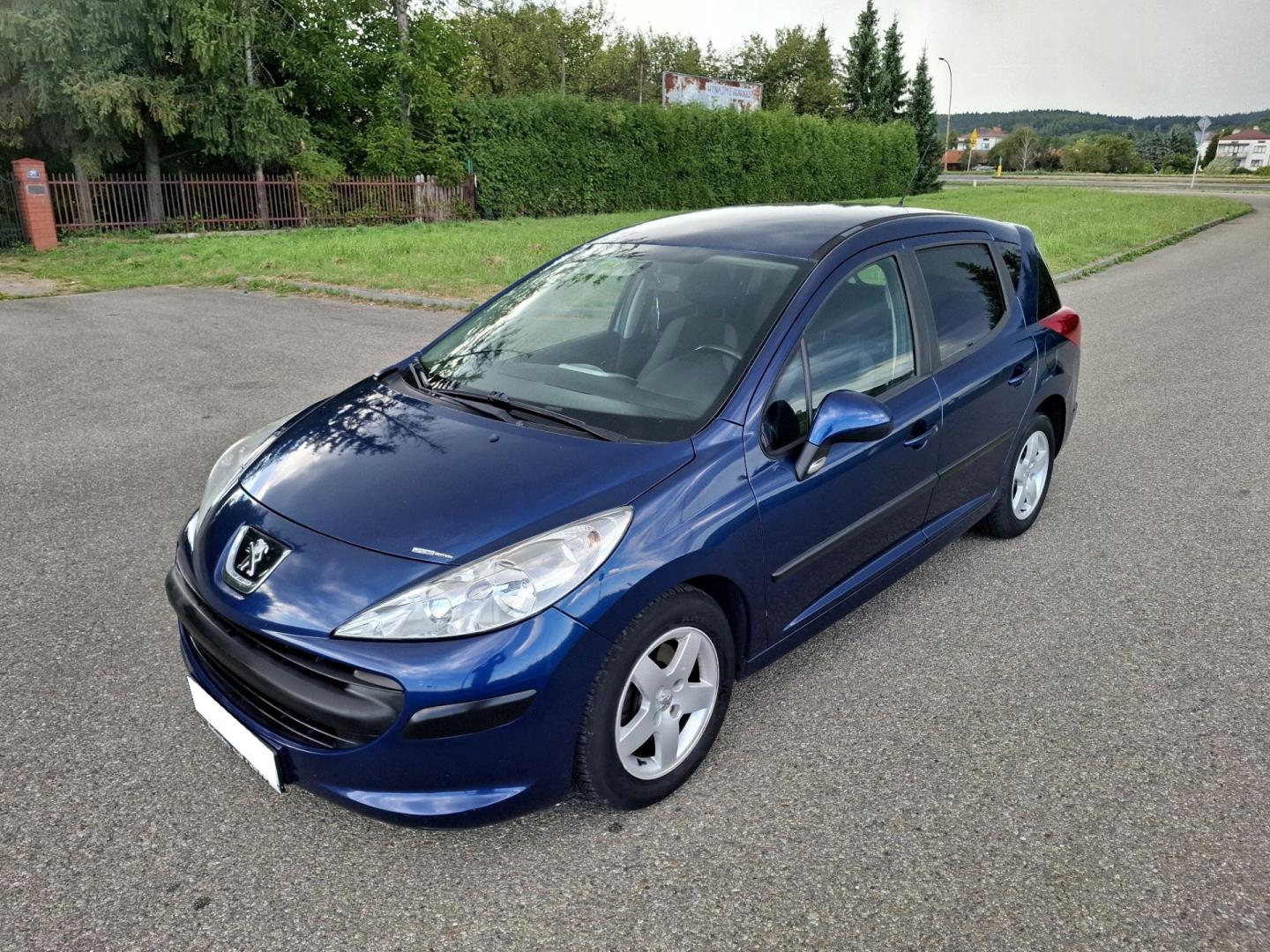 Peugeot 207 Kombi 1.6 HDI 90KM 2009r Klima Tempomat Alu Hak