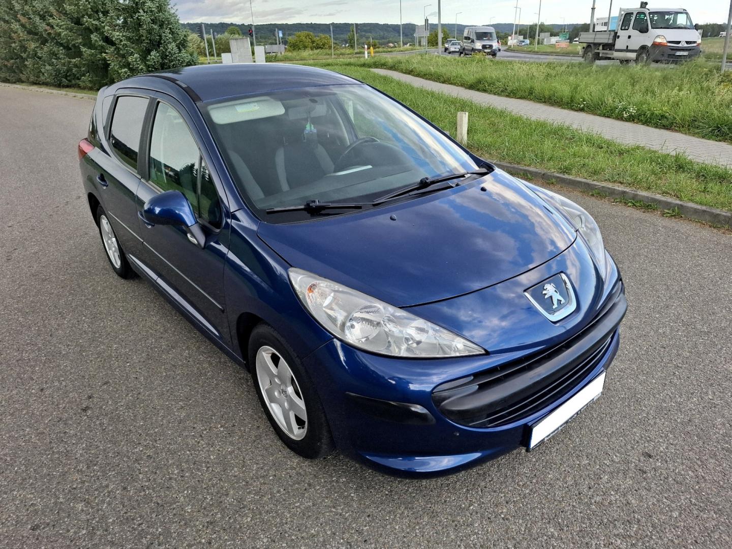 Peugeot 207 Kombi 1.6 HDI 90KM 2009r Klima Tempomat Alu Hak