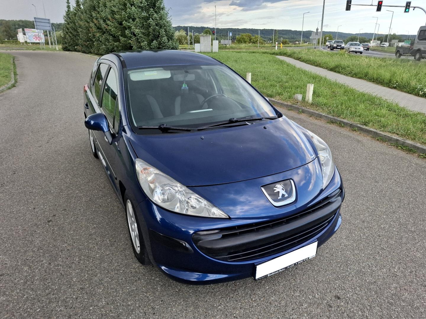 Peugeot 207 Kombi 1.6 HDI 90KM 2009r Klima Tempomat Alu Hak