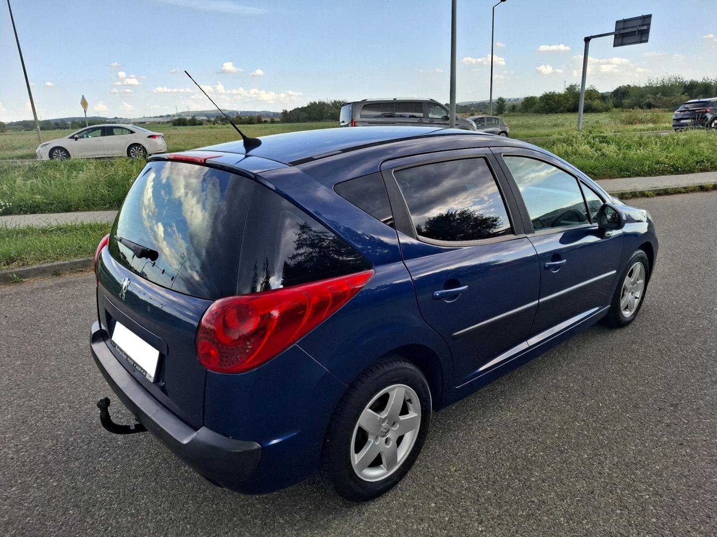 Peugeot 207 Kombi 1.6 HDI 90KM 2009r Klima Tempomat Alu Hak