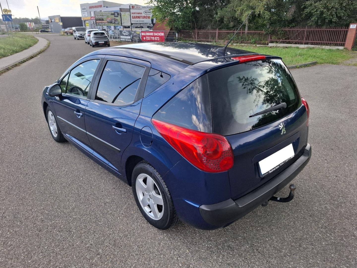Peugeot 207 Kombi 1.6 HDI 90KM 2009r Klima Tempomat Alu Hak