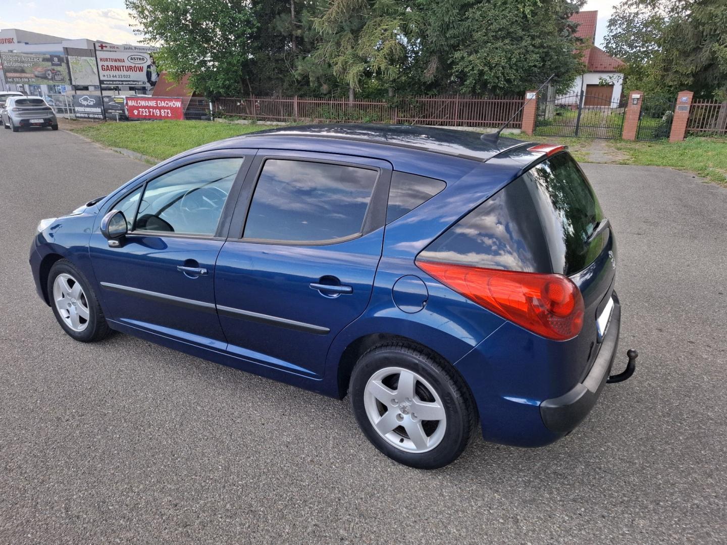 Peugeot 207 Kombi 1.6 HDI 90KM 2009r Klima Tempomat Alu Hak