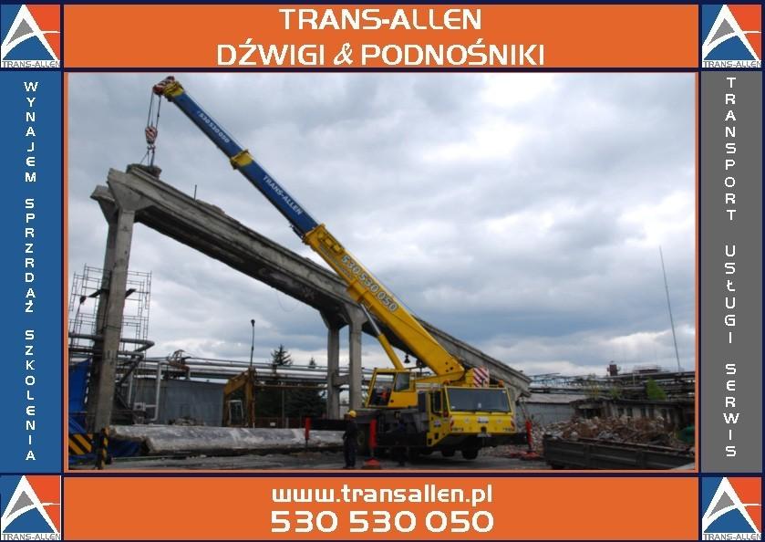 Żuraw samochodowy 80T wynajem, Jasło, Krosno