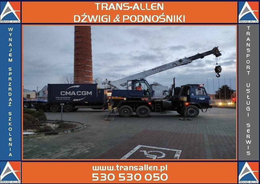 Załadunek Rozładunek Transport kontenerów maszyn Jasło Jedlicze Krosno