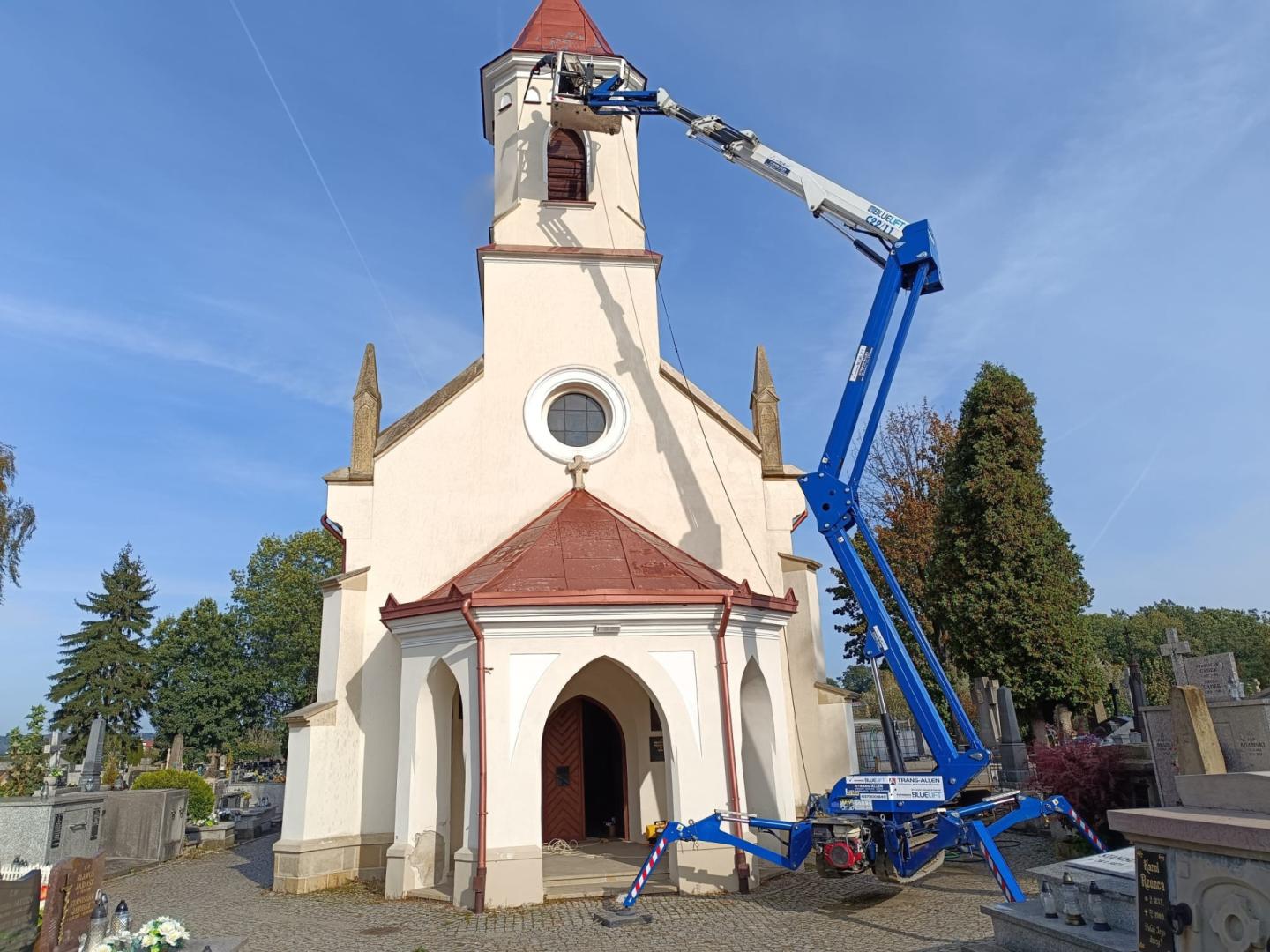 Prace wysokościowe Pająki gąsienicowe do trudno dostępnych miejsc