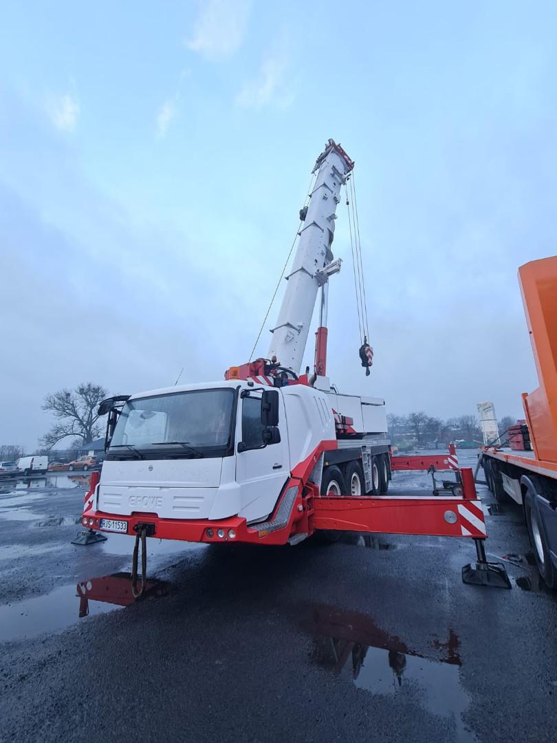 Dźwig 100t Żuraw samojezdny 100 ton Jasło Jedlicze Krosno Sanok