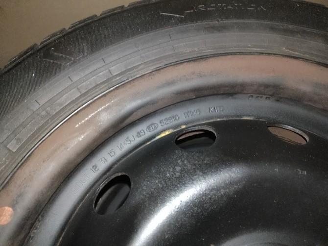 felgi stalowe z TPMS  Kia / Toyota 4x100 155/65 R14