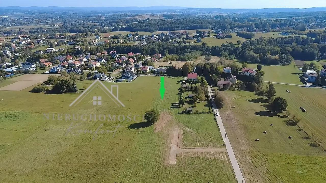 Widokowa działka budowlana w Jaśle