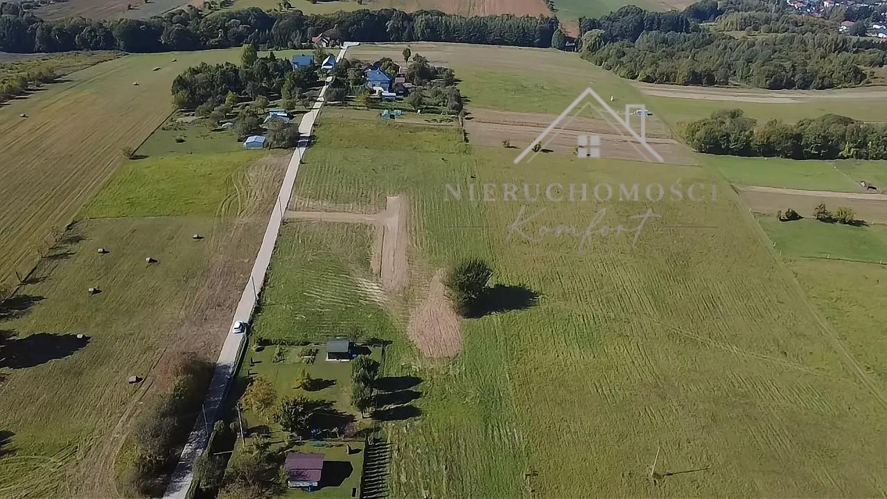 Widokowa działka budowlana w Jaśle