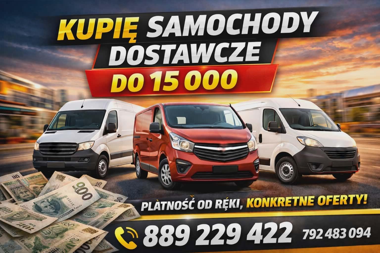 Kupię Samochody Dostawcze
