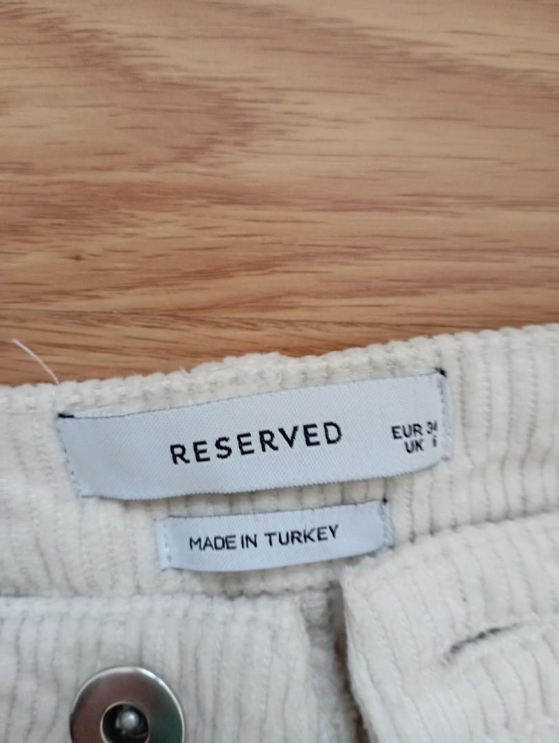 Spodnie sztruksowe Firmy Reserved XS