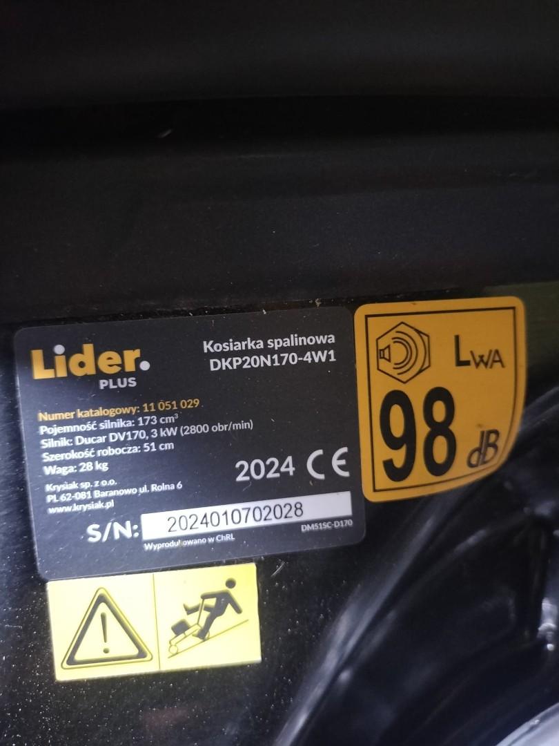 Kosiarka spalinowa Lider Plus  z napędem