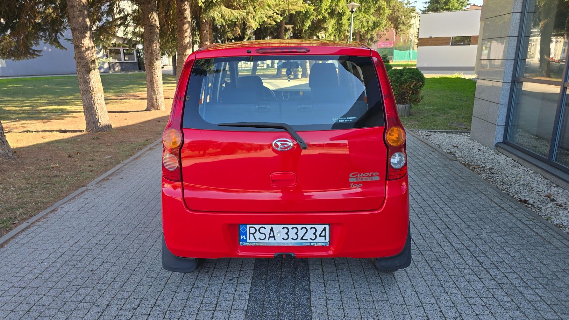Daihatsu Cuore 1.0 Ben 70KM Klima Webasto 5drzwi Oszczędny Zadbany