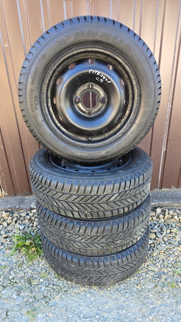 Komplet 4 szt, opon zimowych z felgami PNEUS BP-5 Rozmiar 175/65R14