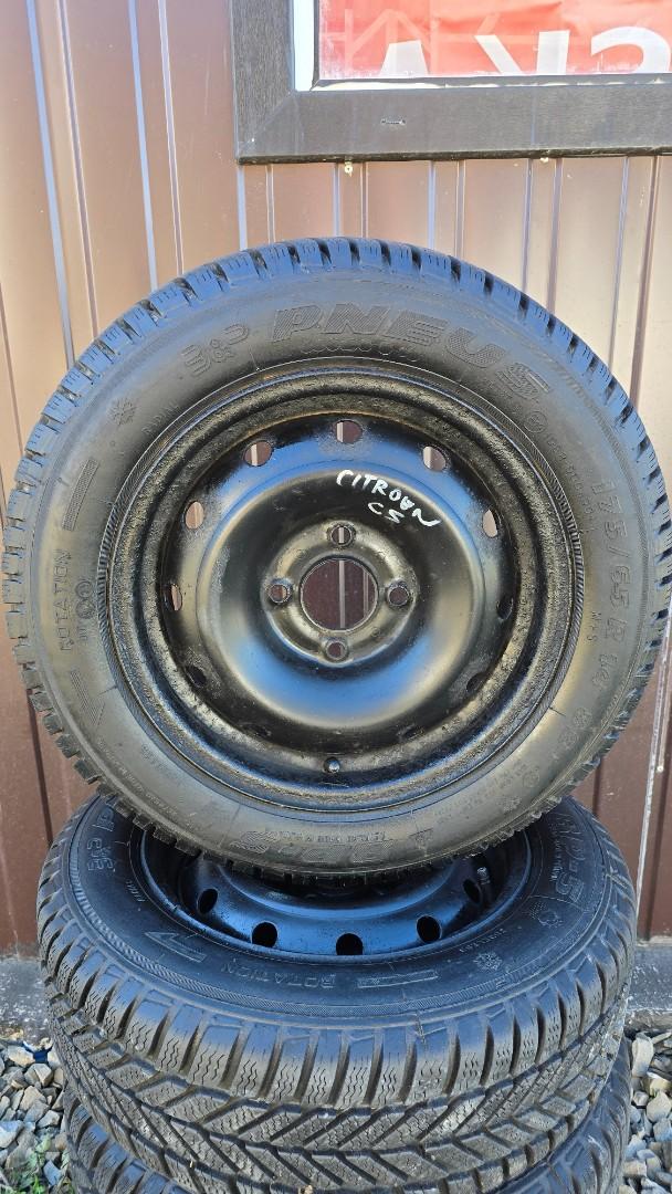 Komplet 4 szt, opon zimowych z felgami PNEUS BP-5 Rozmiar 175/65R14