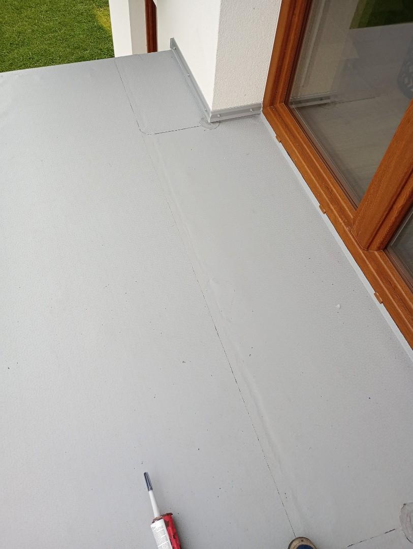Hydroizolacja tarasów, balkonów mebraną PVC
