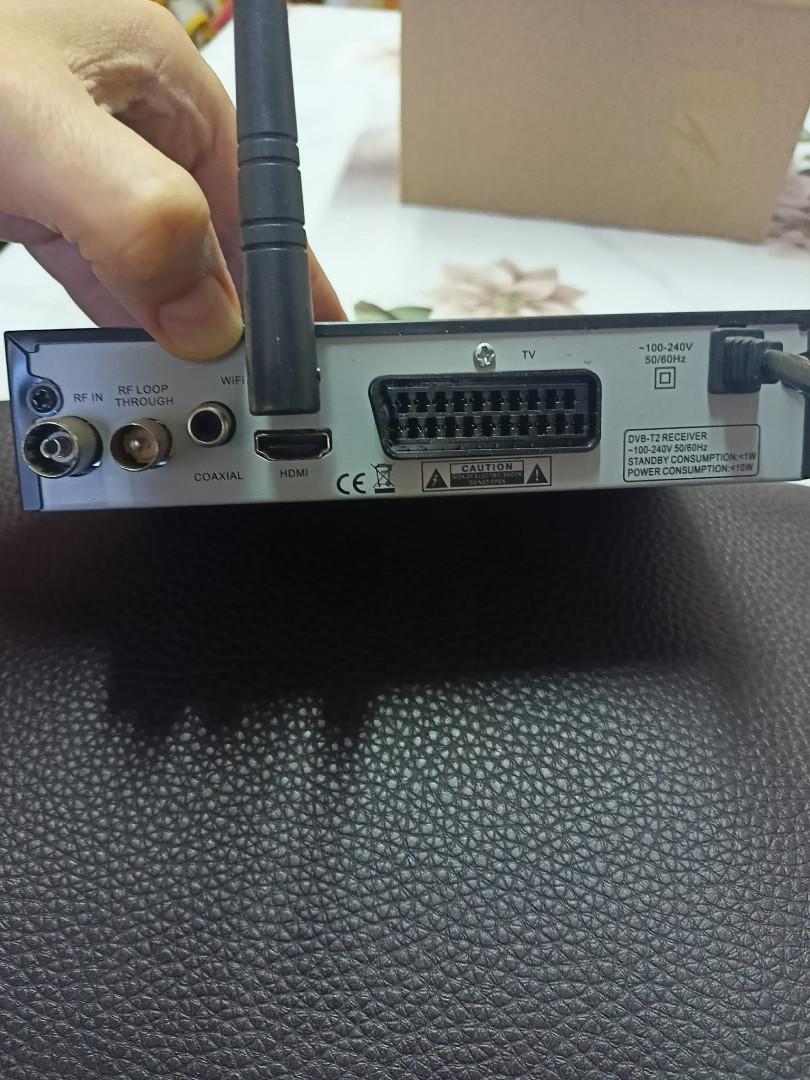 Tuner dekoder dvb-t2/hevc h.265 ltc wifi hdmi usb