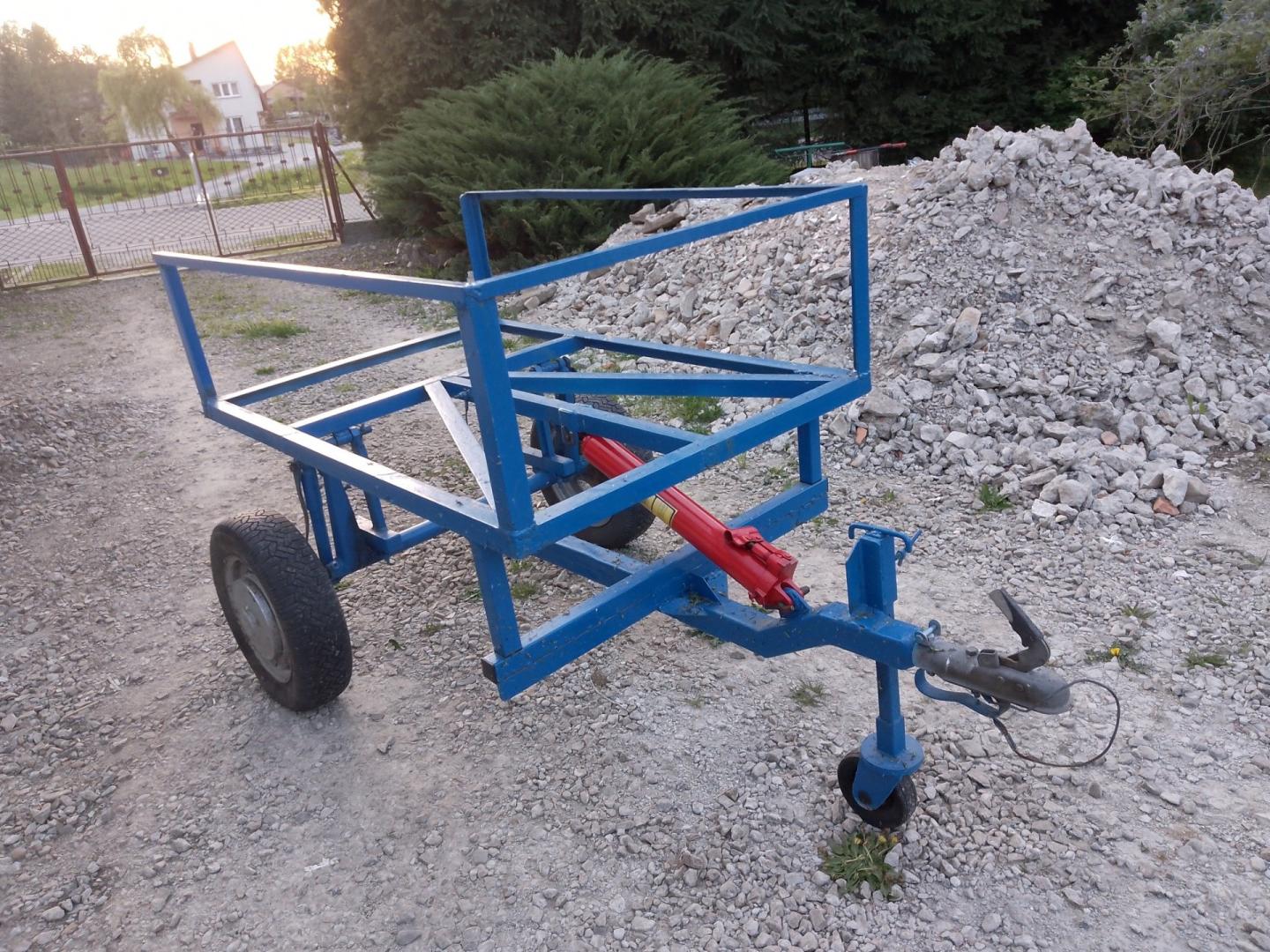 przyczepa wywrotka, ogrodnicza, kiper