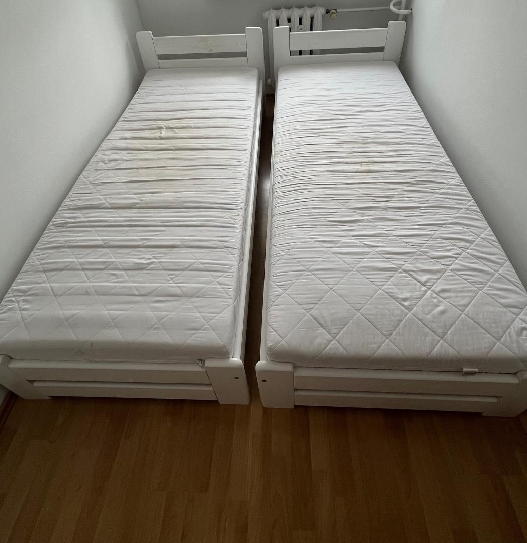 Łóżka 80x200 białe łóżko