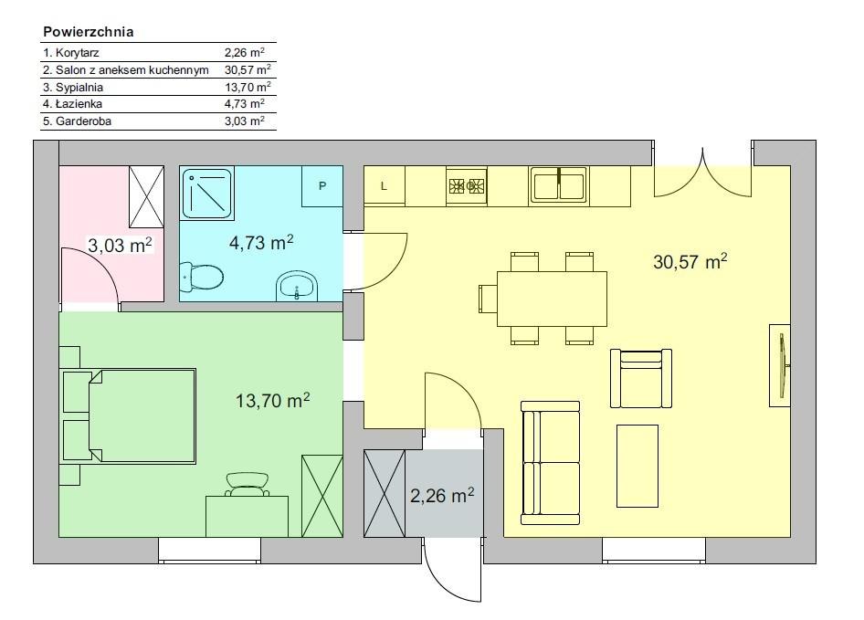 Dom Wrocanka 70m2 w centrum miejscowości - 98 tyś