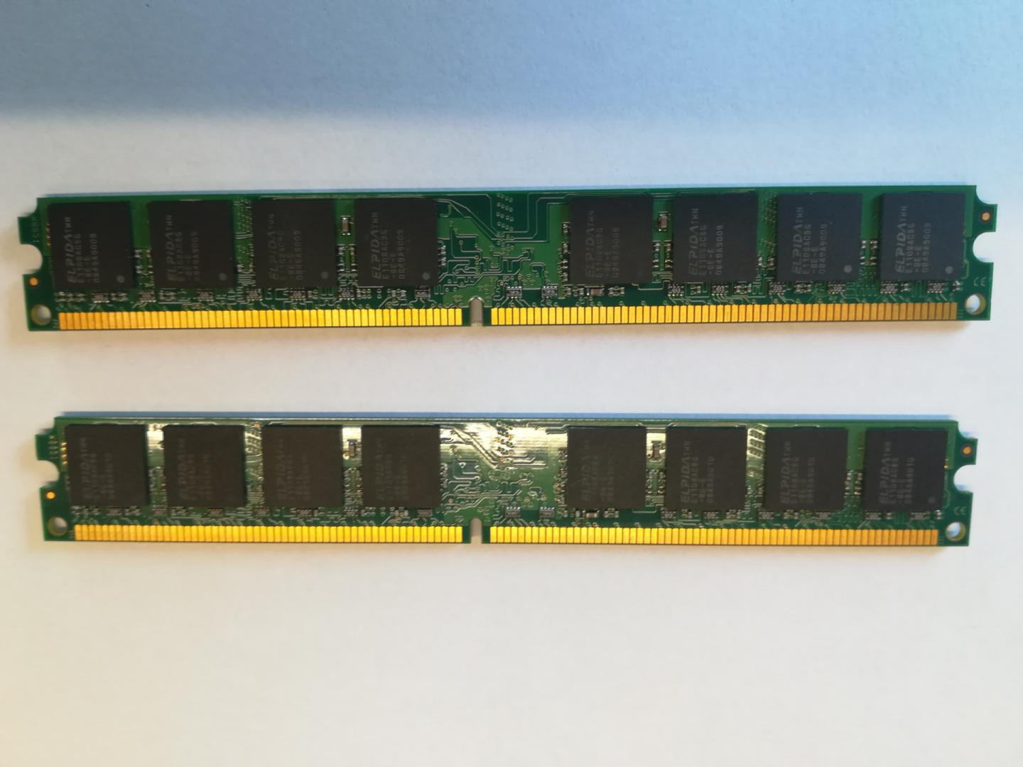 sprzedam kości pamięci ram 4 gb, ddr2