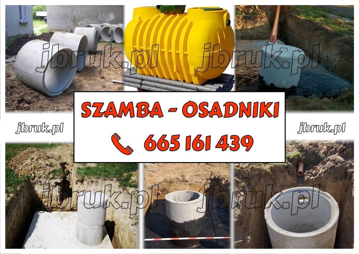Szamba / Osadniki / Oczyszczalnie - wykopy, instalacje, przyłącza