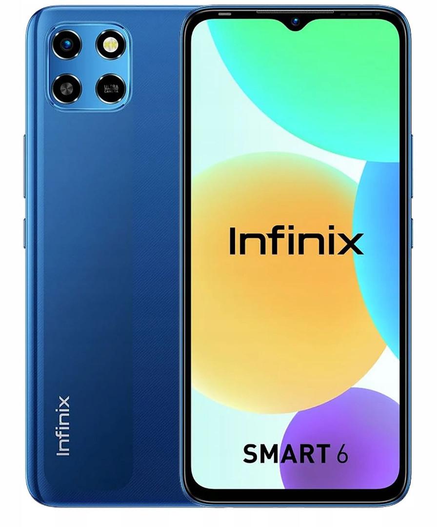 smartfon infinix  6  - używany tyle co nic-Przekątna ekranu to aż 6.6"
