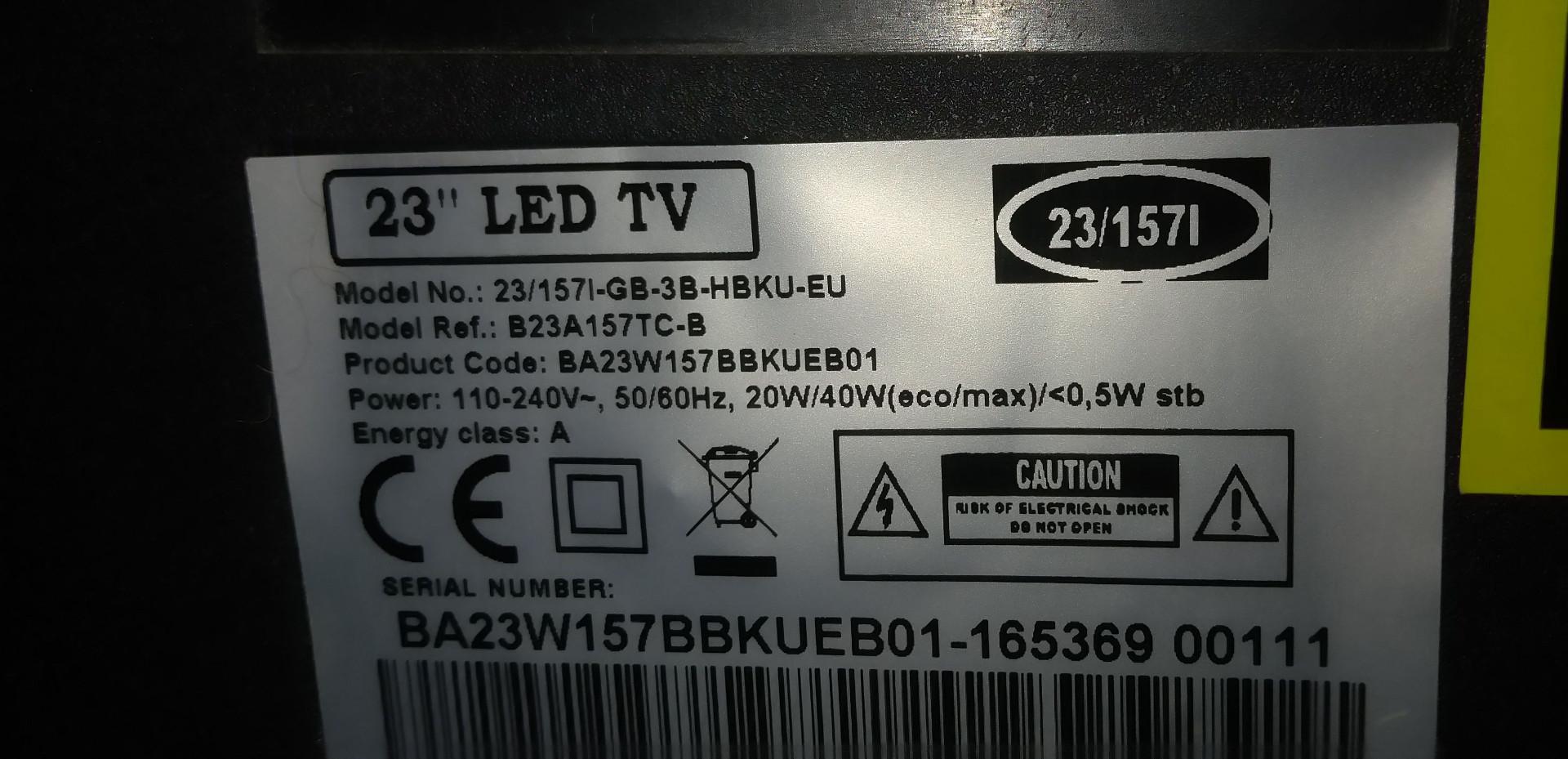 telewizor blaupunkt led 23cale+pilot sprawny